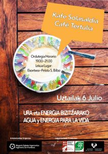 Cafe tertulia: "Agua y Energía para la vida". @ Ekoetxea