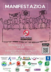 [:es]Manifestación (Bilbao) Sader-Profersa Kanpora![:eu]Manifestazioa (Bilbo) Sader-Profersa Kanpora![:]